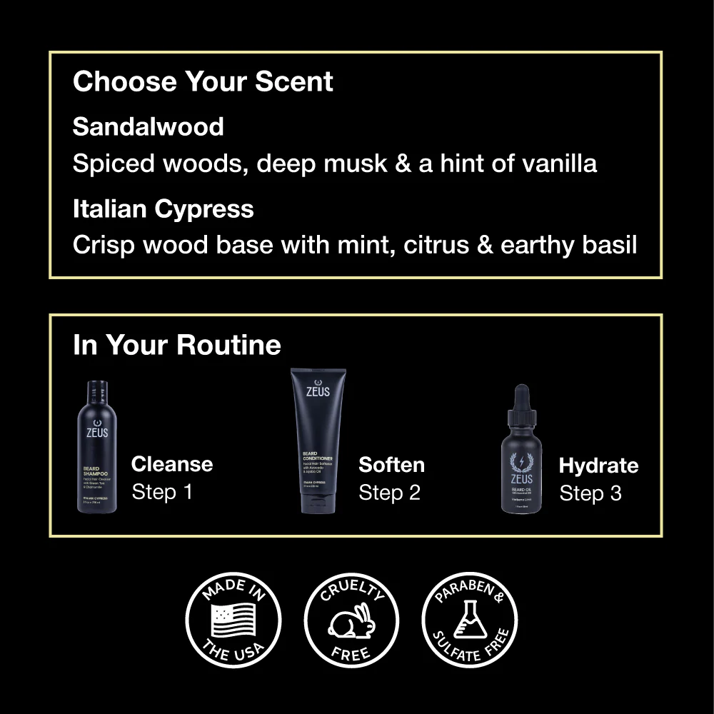 Beard Shampoo + Conditioner Set, 4 fl oz - Image 6
