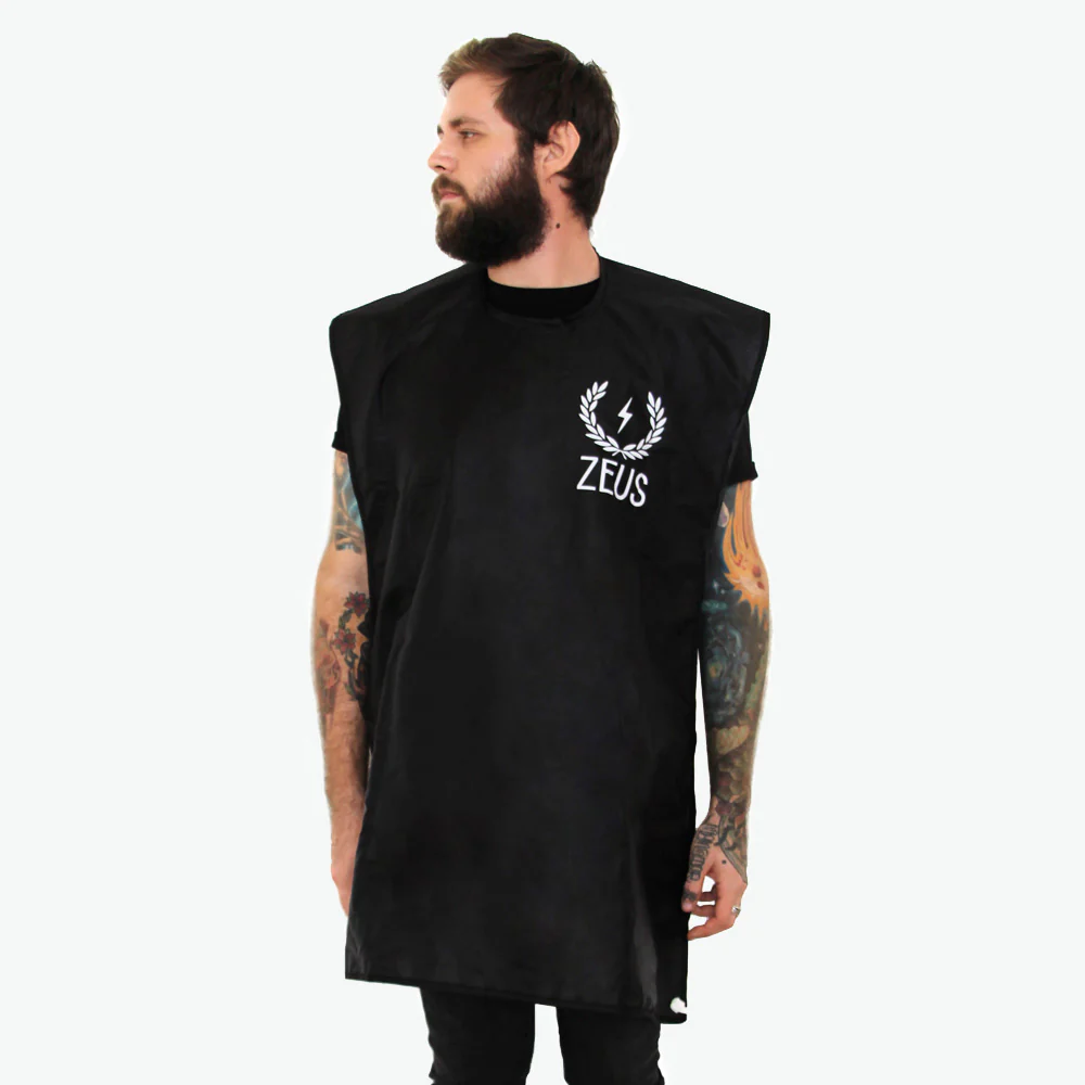 Beard Trimming Bib, Grey - Image 6