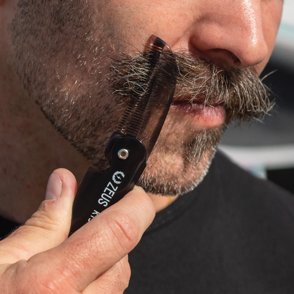 Folding Mustache Comb - Image 3