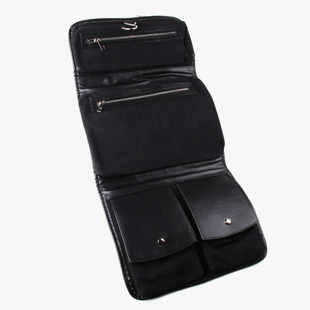 Genuine Leather Hanging Dopp Bag - Image 5