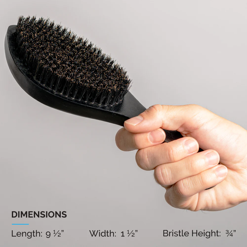 Handle Hair Brush, 100% Boar Bristle - Image 5