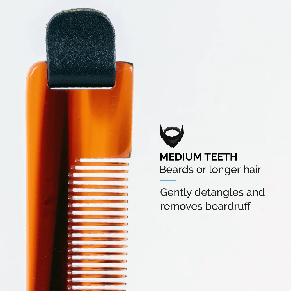 Pocket Beard Comb + Sheath - Image 4