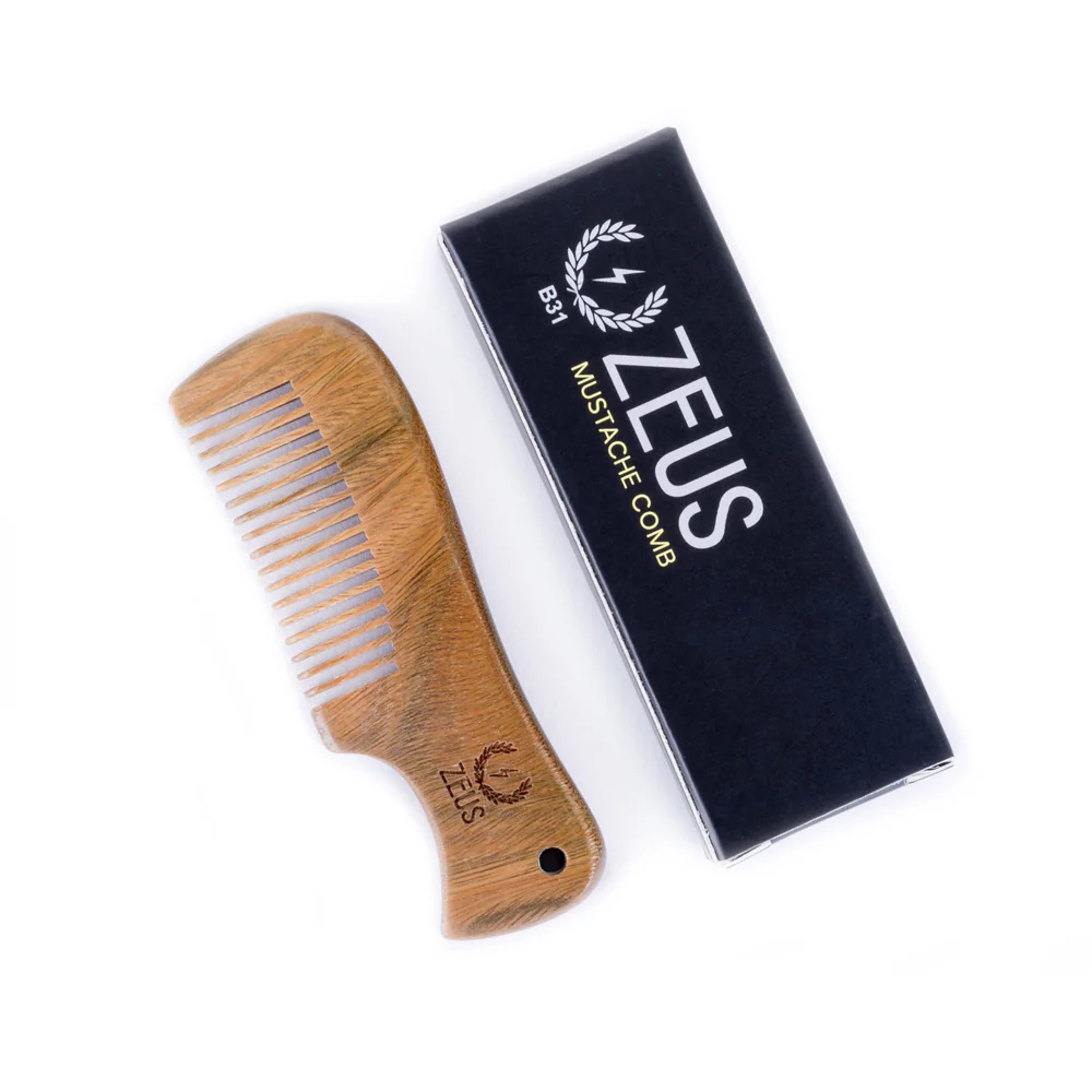 Mustache Comb, Sandalwood - Image 5