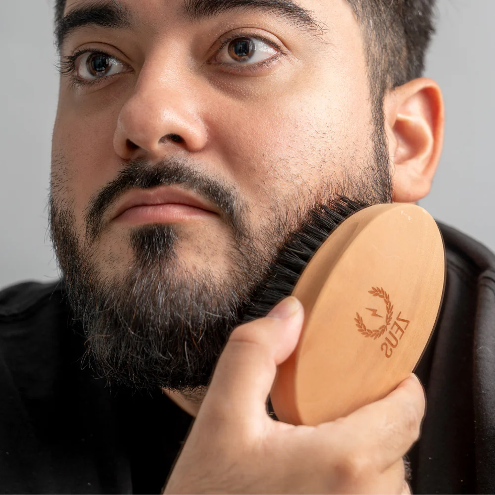 Military Beard Brush, 100% Boar Bristle - Q91/Q92 - Image 3