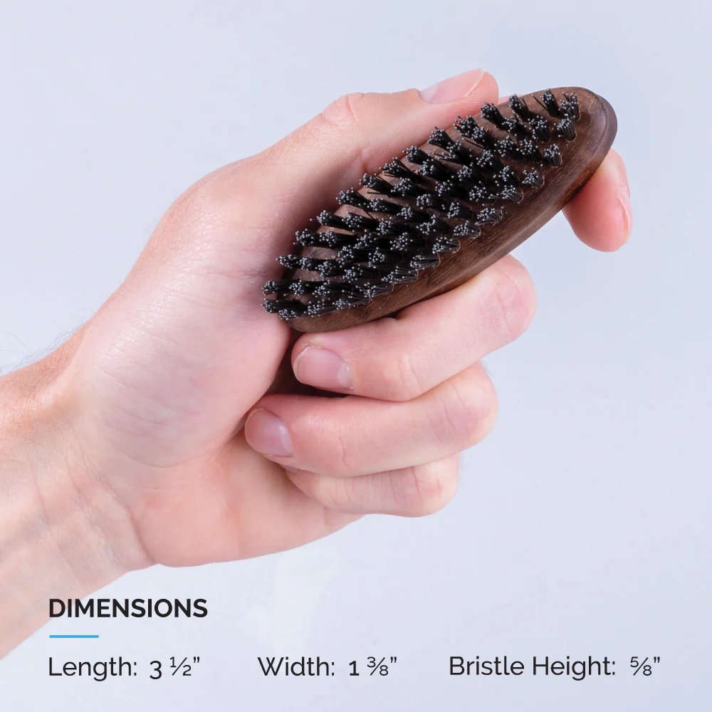 Pocket Beard Brush, 100% Boar Bristle - N91/N92 - Image 6