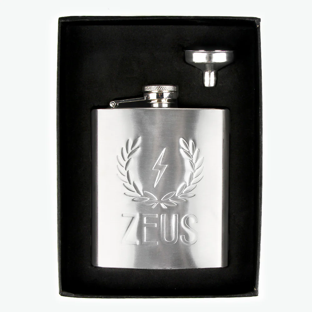 Stainless Steel Hip Flask and Funnel Set - Image 3