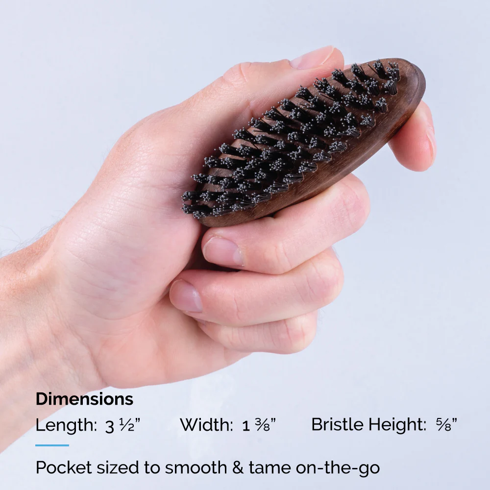 Pocket Beard Brush, BioniFil Bristle (Vegan) - N73 - Image 5