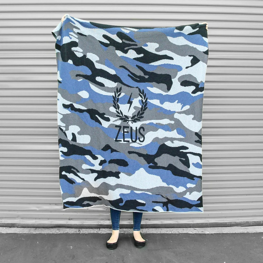 Exclusive Eco Camouflage Throw Blanket - Image 3